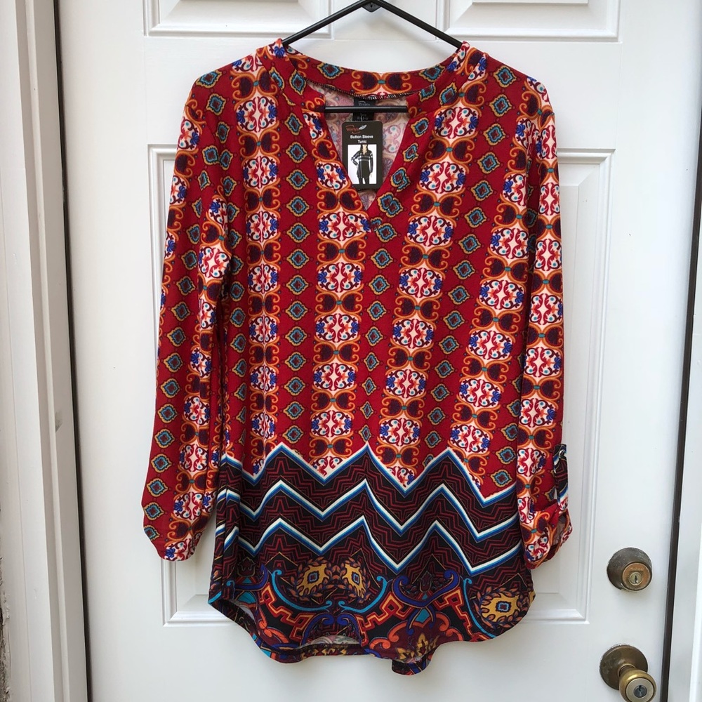 Win Win Tribal Print Tunic